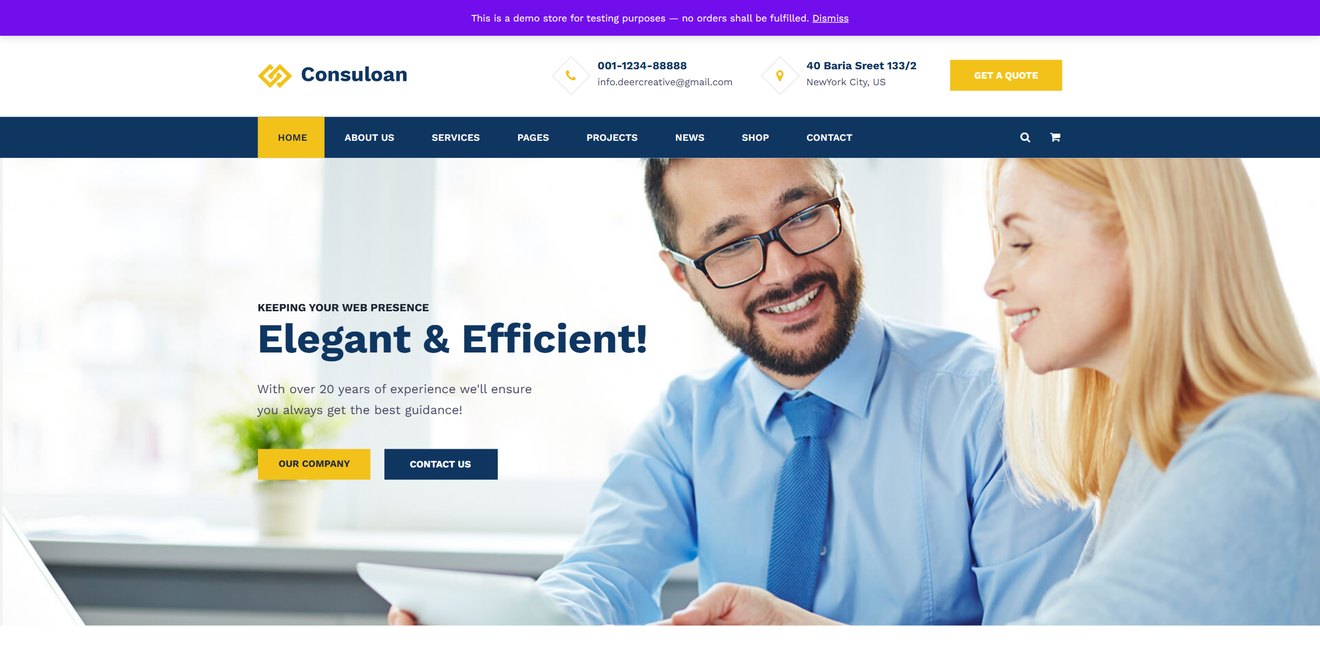 Consuloan | Multipurpose Consulting WordPress Theme