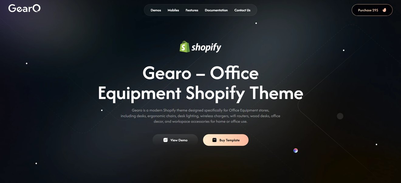 Gearo – Office Equipment Shopify Theme