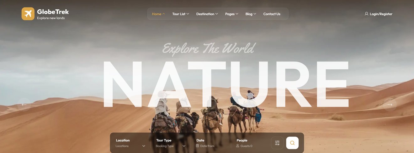GlobeTrek – Travel & Tour Booking WordPress Theme