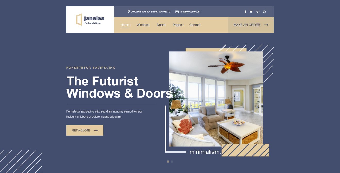 Janelas – Windows & Doors Services HTML Template