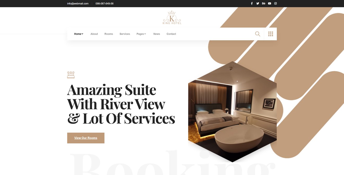KingHo – Hotel Booking Elementor Template Kit