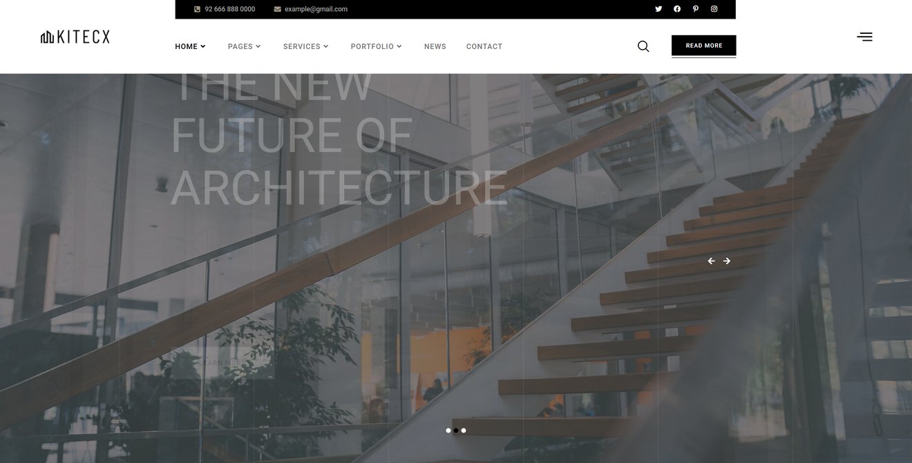 Kitecx – Architecture & Interior Elementor Template Kit