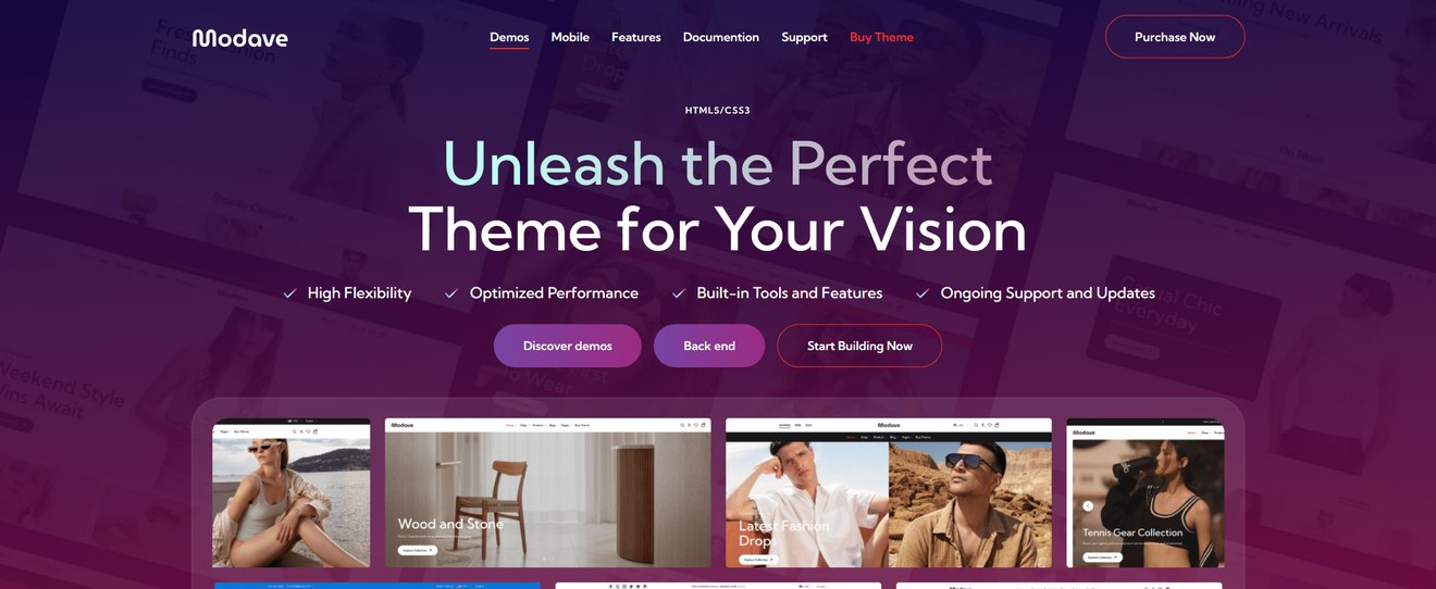 Modave – Multipurpose eCommerce HTML Template