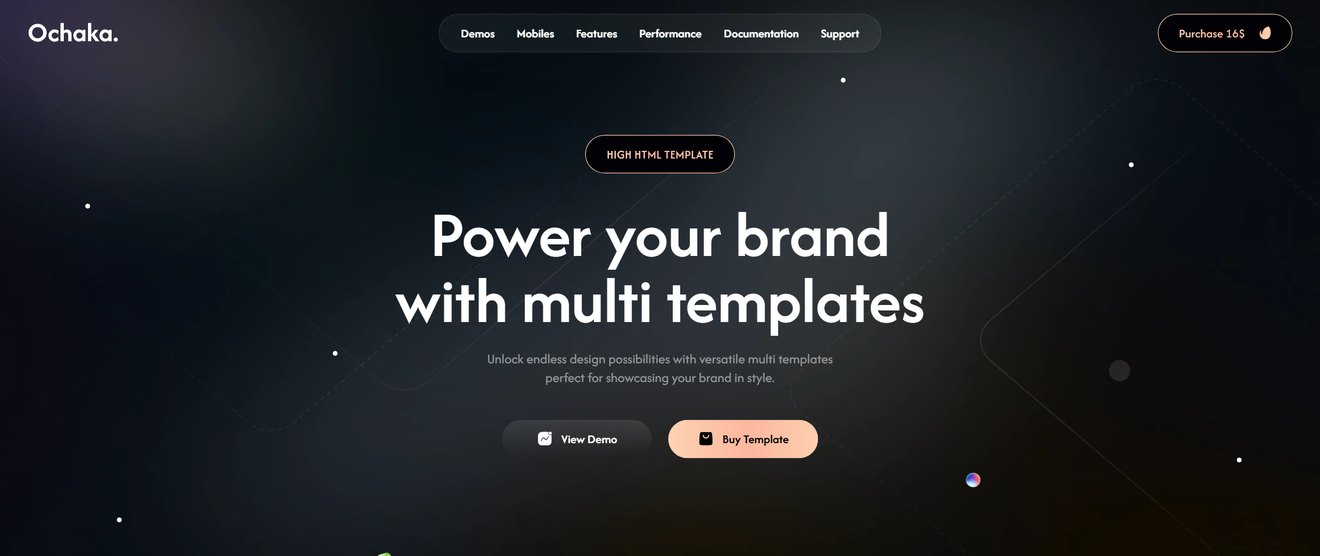 Ochaka. | Multipurpose eCommerce HTML5 Template