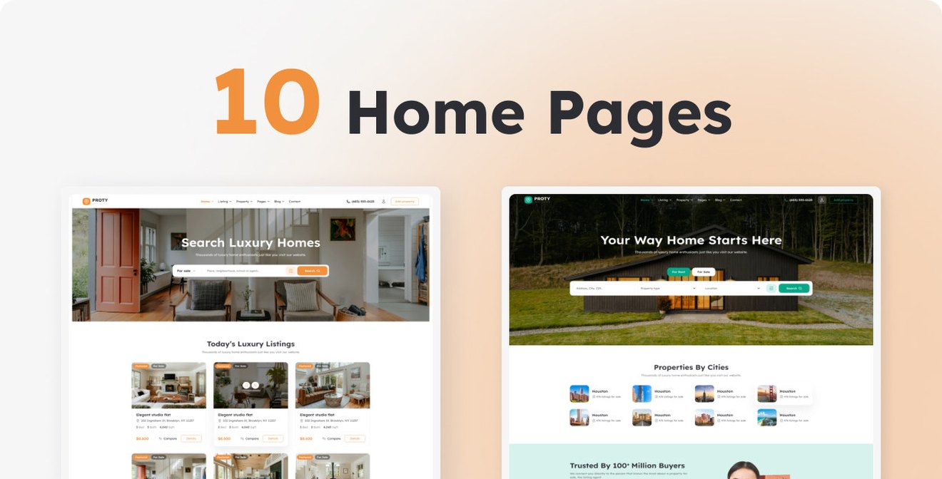 Proty – Real Estate React Nextjs Template