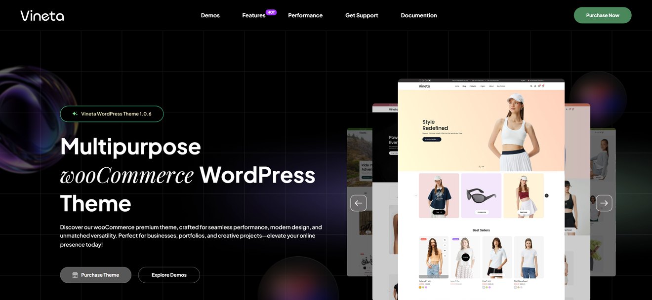 Vineta – Multipurpose WooCommerce WordPress Theme