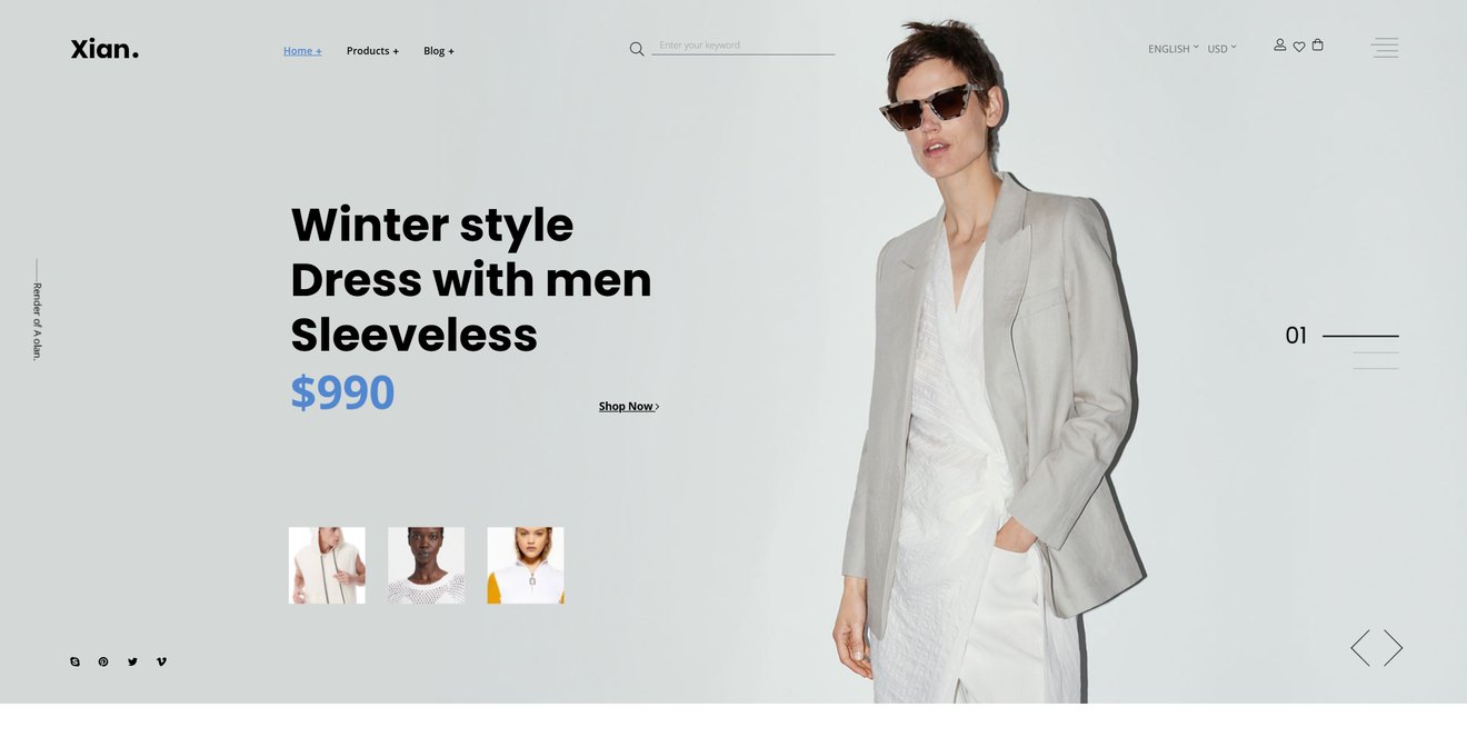 Xian – Fashion WooCommerce Theme