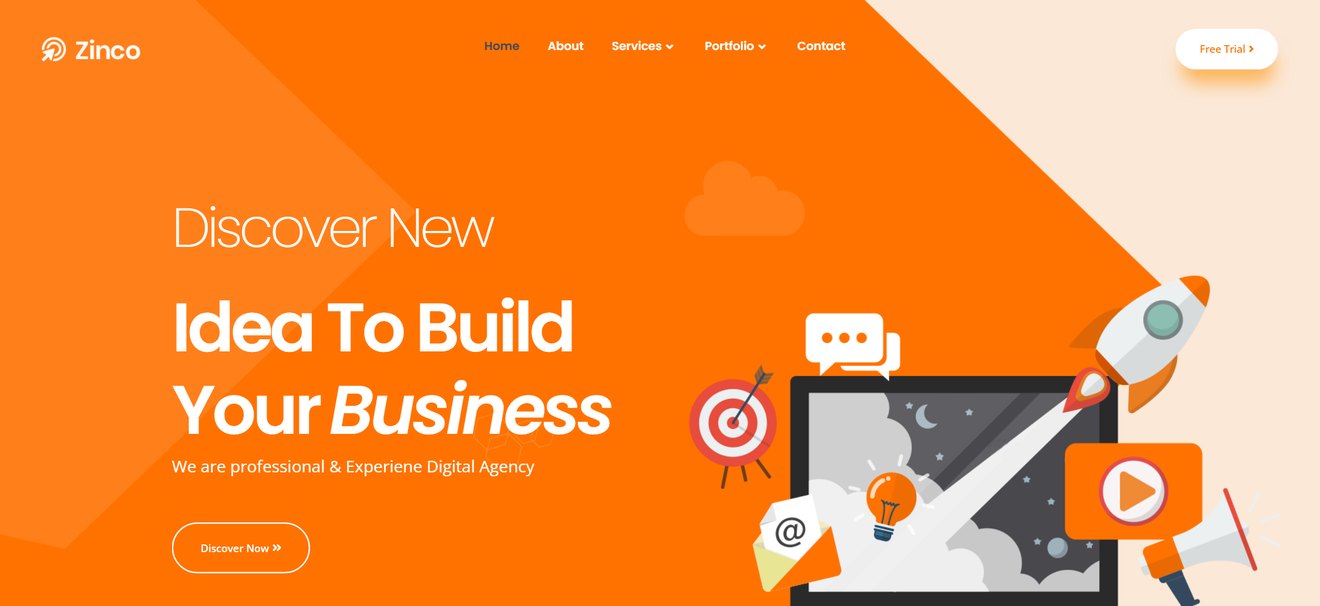 Zinco – Digital Marketing Agency Elementor Template Kit